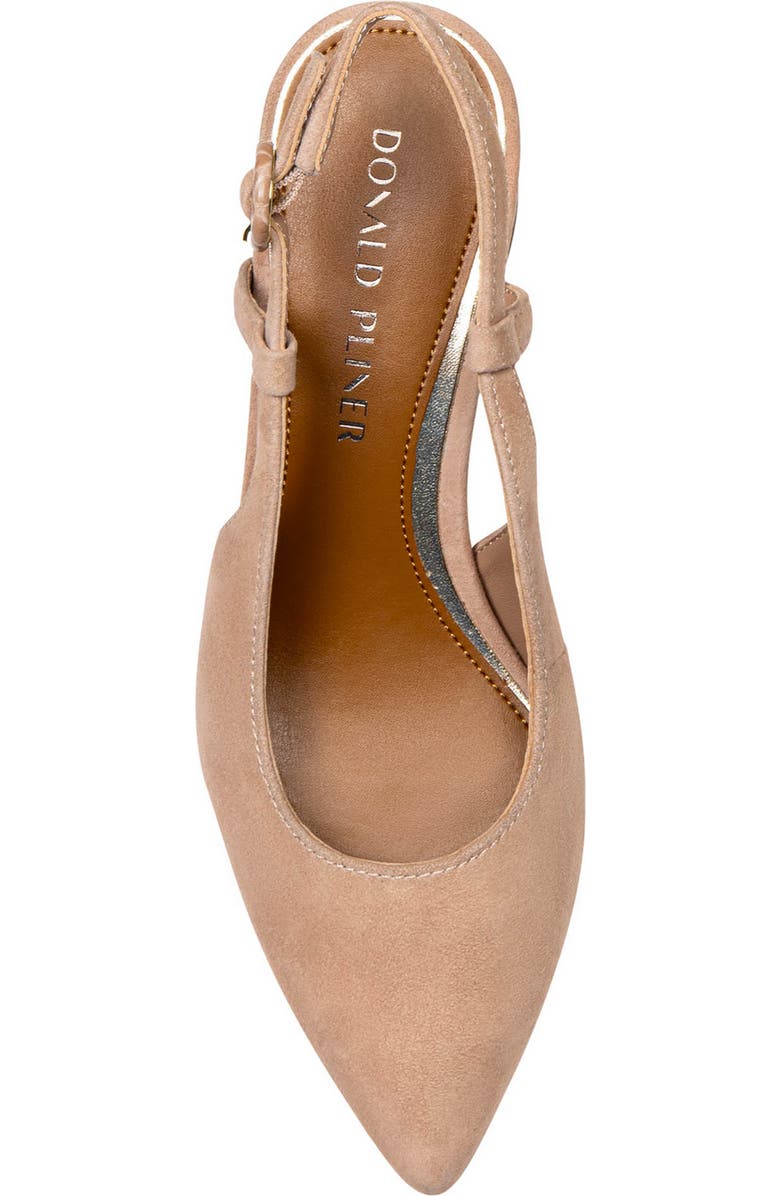 Donald Pliner Song Slingback Pointed Toe Pump, Alternate, color, Buff