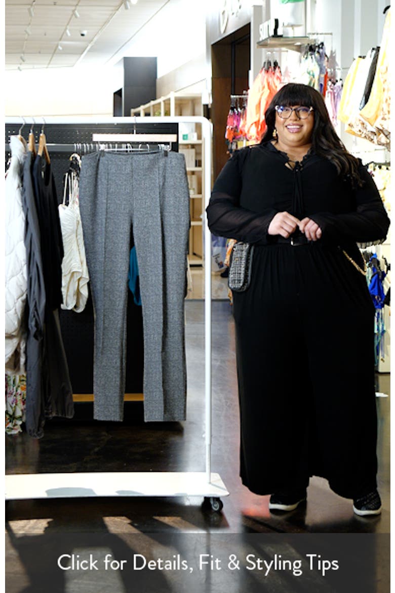 Elysse Stretch Ponte Jacquard Wide Leg Pants video