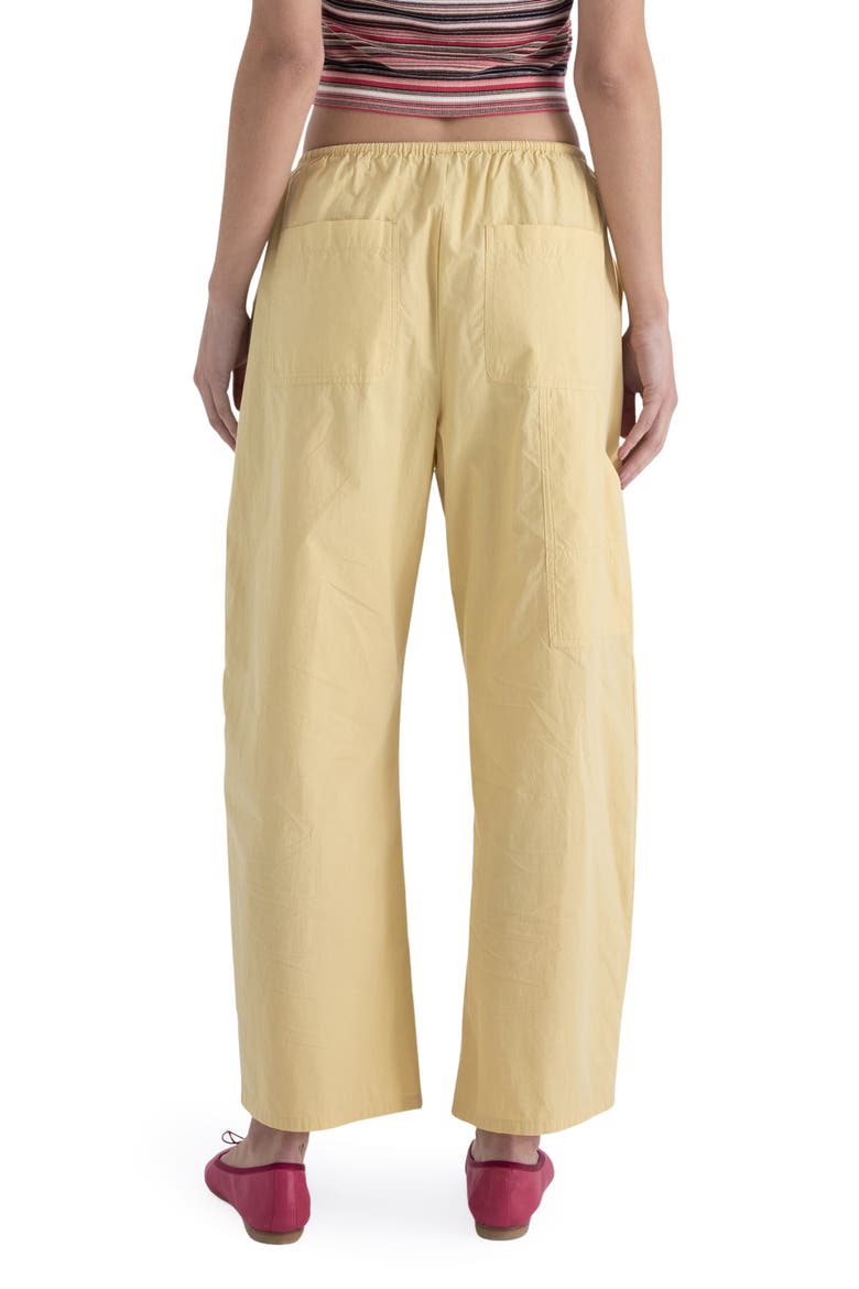 Theo Cotton Drawstring Pants, Alternate, color, LIGHT TUMERIC