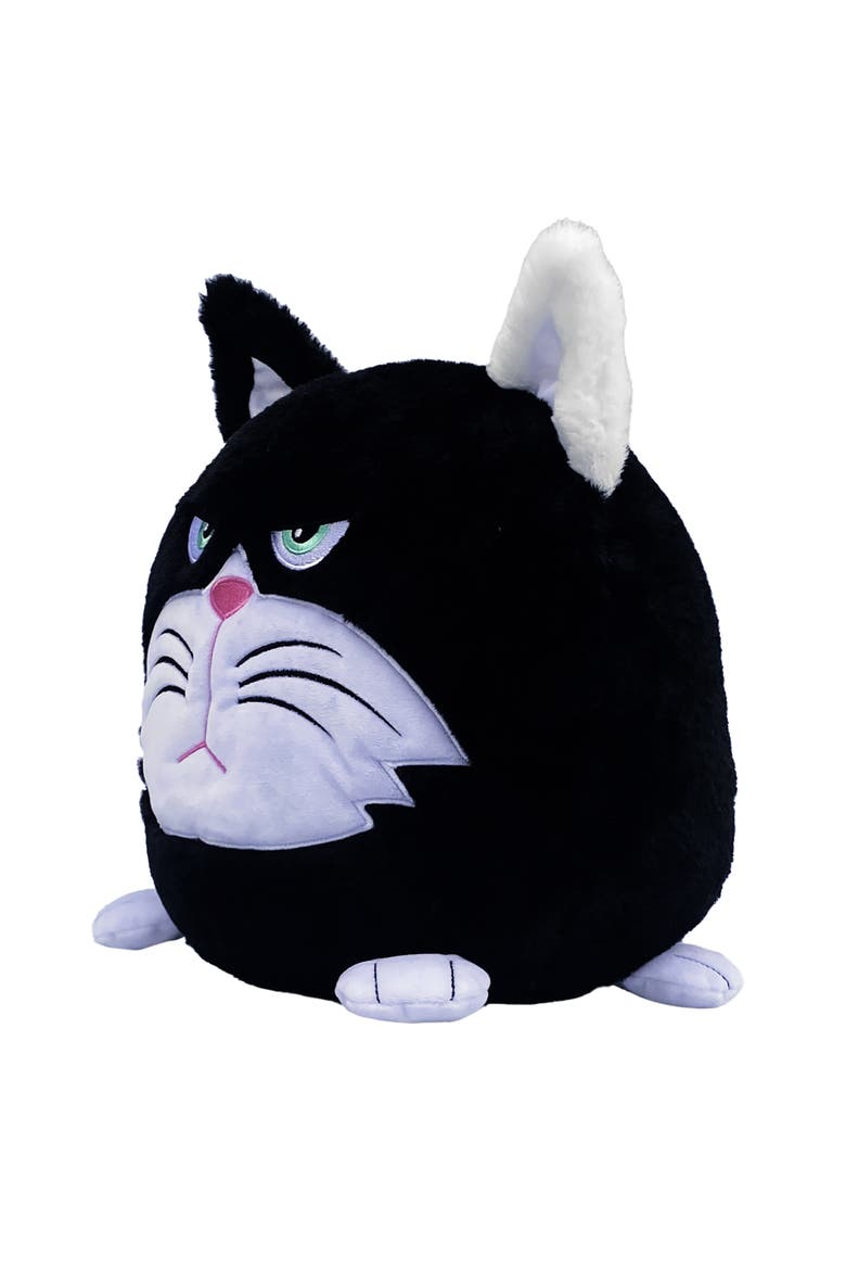 Bella Black Cat 12 Inch Animal Plush, Squeeze Tummy For Sounds, Alternate, color, Multicolored