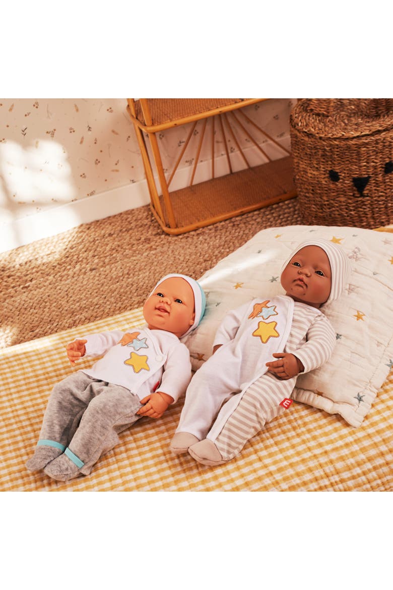 2 Piece Grey Pajama Set Outfit for 15 3/4" Baby Doll, Alternate, color, Grey Multi