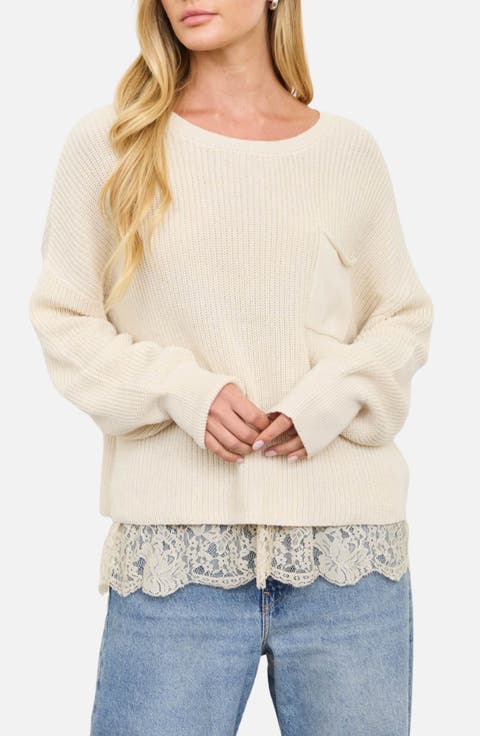 Chunky Relaxed Fit Cotton Sweater