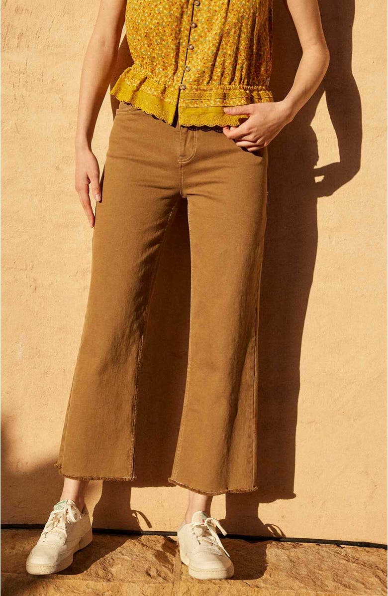 Toad & Co Women's Balsam Cutoff Jean, Alternate, color, Honey Brown