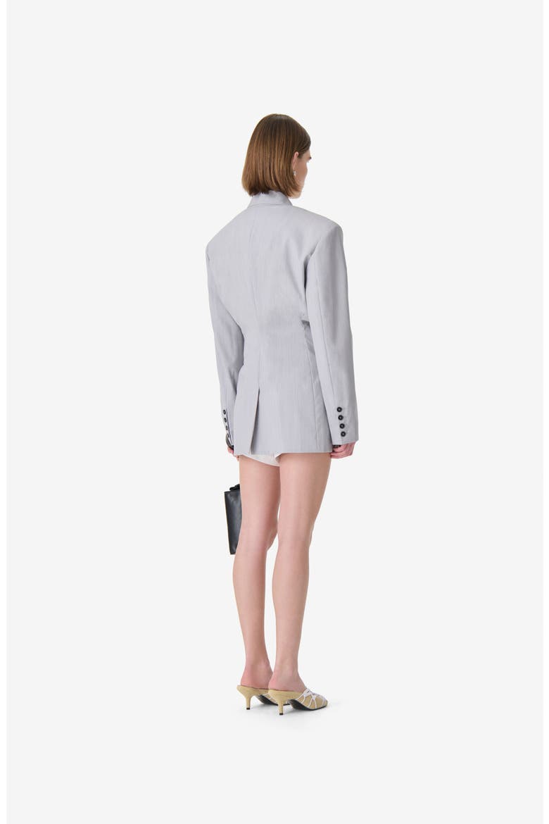 Sunrise Double-Breasted Blazer, Alternate, color, Steel Jersey