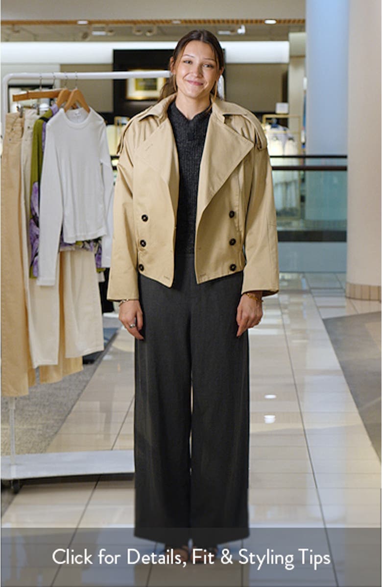 Double Breasted Trench Coat, sales video thumbnail