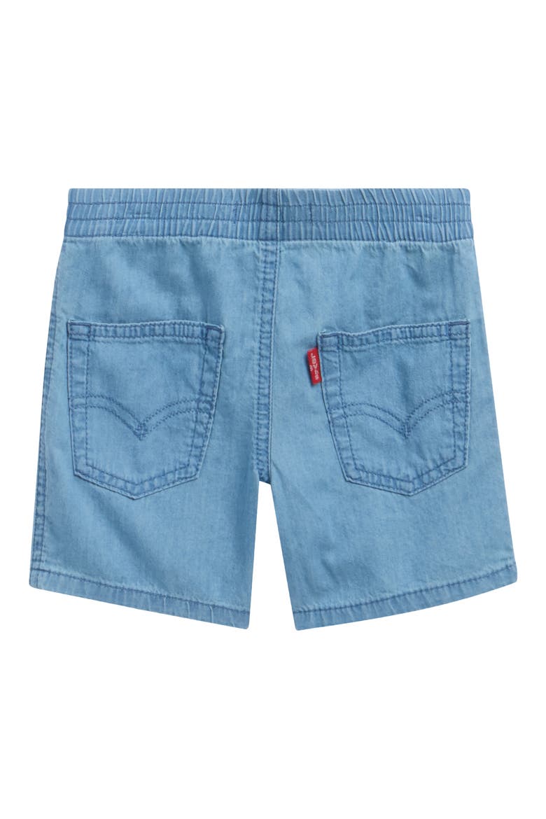 Denim Shirt, Graphic Tee & Shorts Set, Alternate, color, LIGHT WATERS