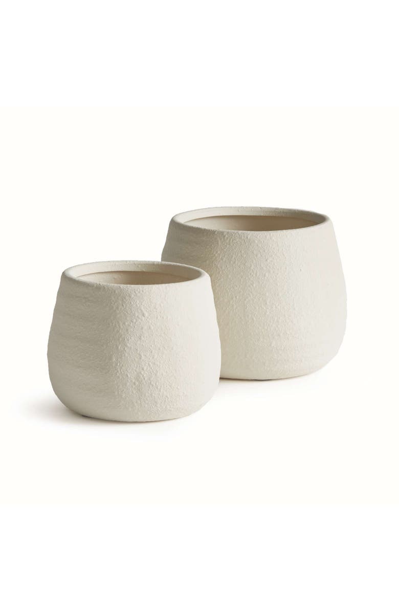 Napa Home & Garden Selma Pots Set Of 2, Main, color, White