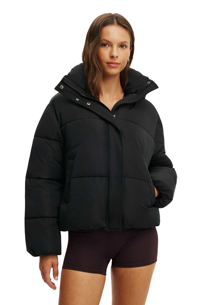 Women's Active The Mother Puffer Removable Hood Jacket, Alternate, color, Black
