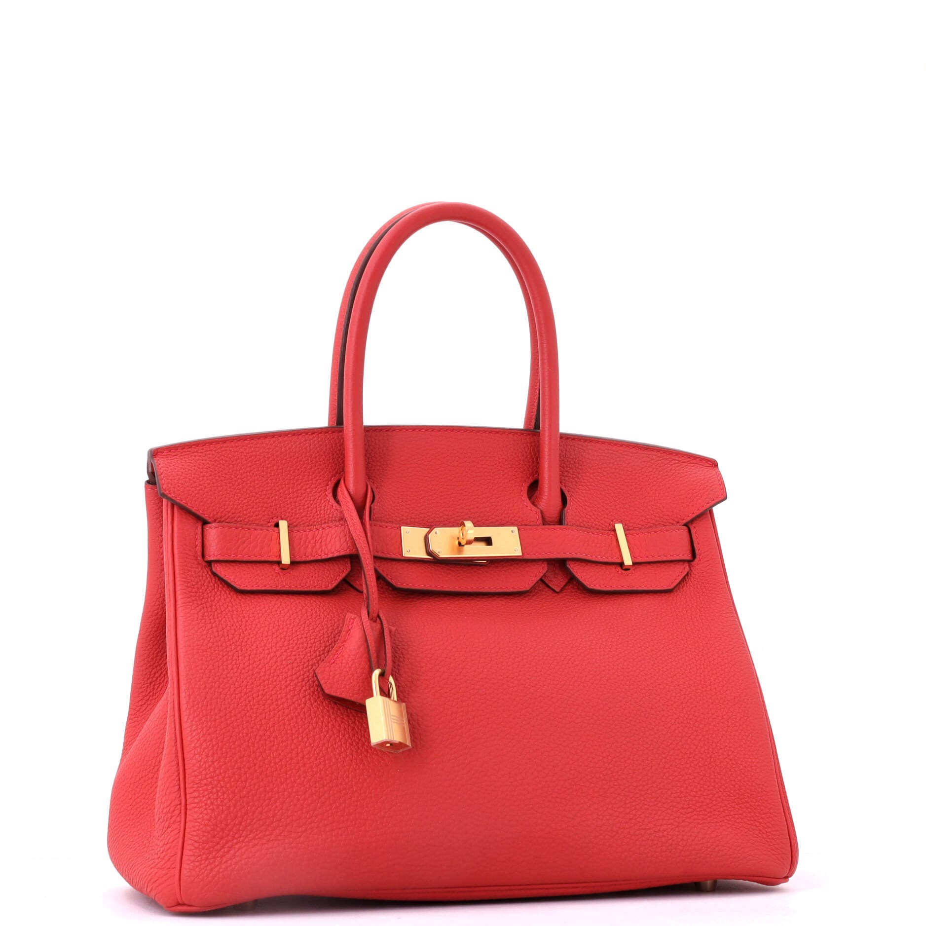 Birkin Handbag Red Togo with Gold Hardware 30, Alternate, color, Red