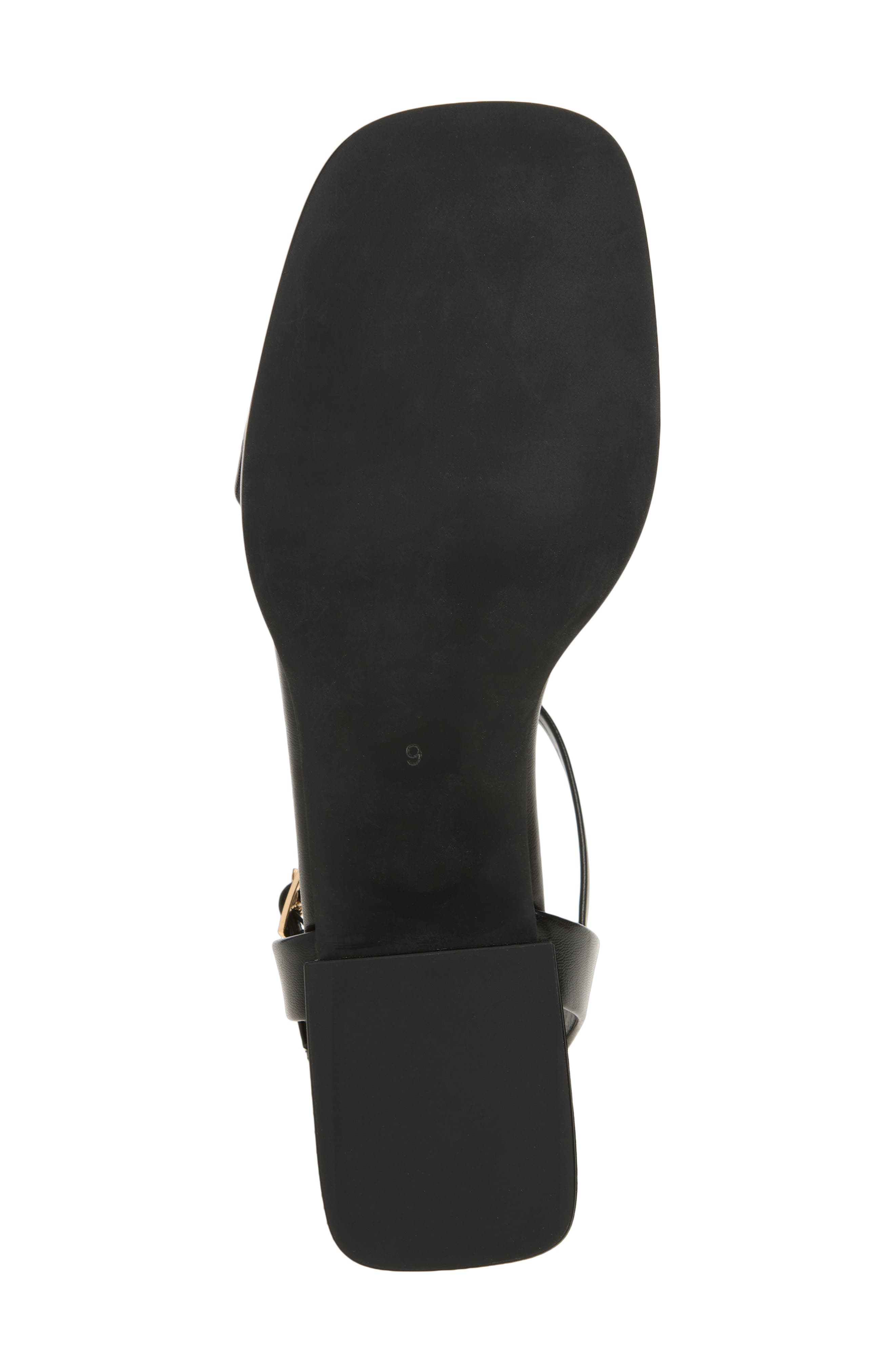 Jeffrey Campbell Austere Ankle Strap Sandal, Alternate, color, Black