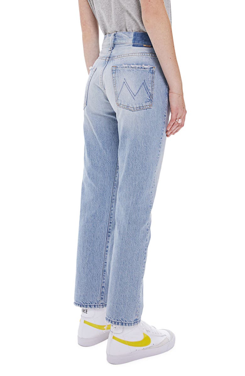 MOTHER Hiker Hover High Waist Straight Leg Jeans, Alternate, color, 