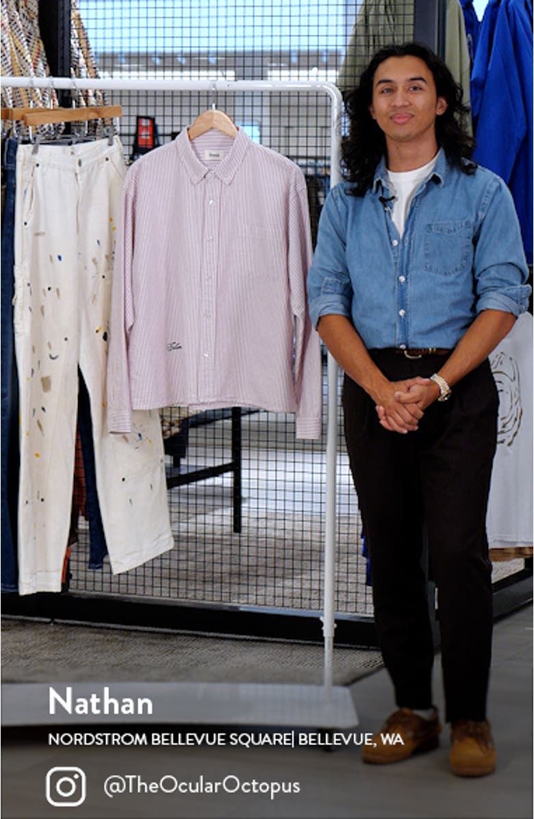 Stripe Oxford Button-Down Shirt, sales video thumbnail