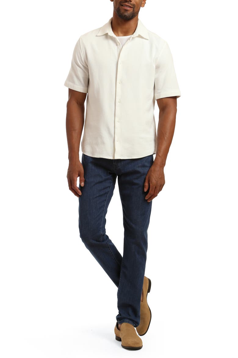 Courage Stretch Cotton Blend Straight Leg Jeans, Alternate, color, MID KONA