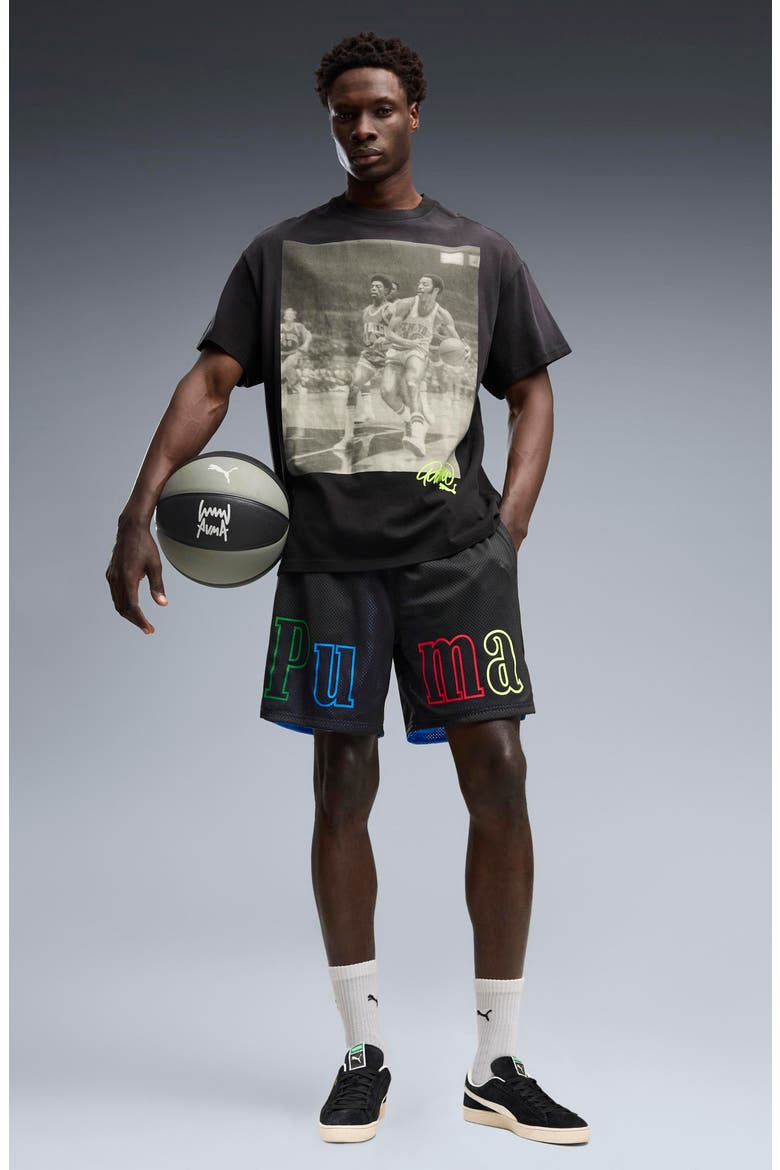 Memory Lane 1 Cotton Graphic T-Shirt, Alternate, color, PUMA BLACK