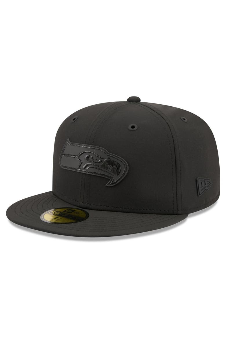 Men's New Era Black Seattle Seahawks 2026 Sideline 59FIFTY Fitted Hat, Main, color, Black