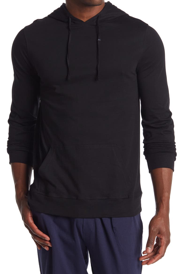 Super Soft Drawstring Hoodie, Main, color, BLACK