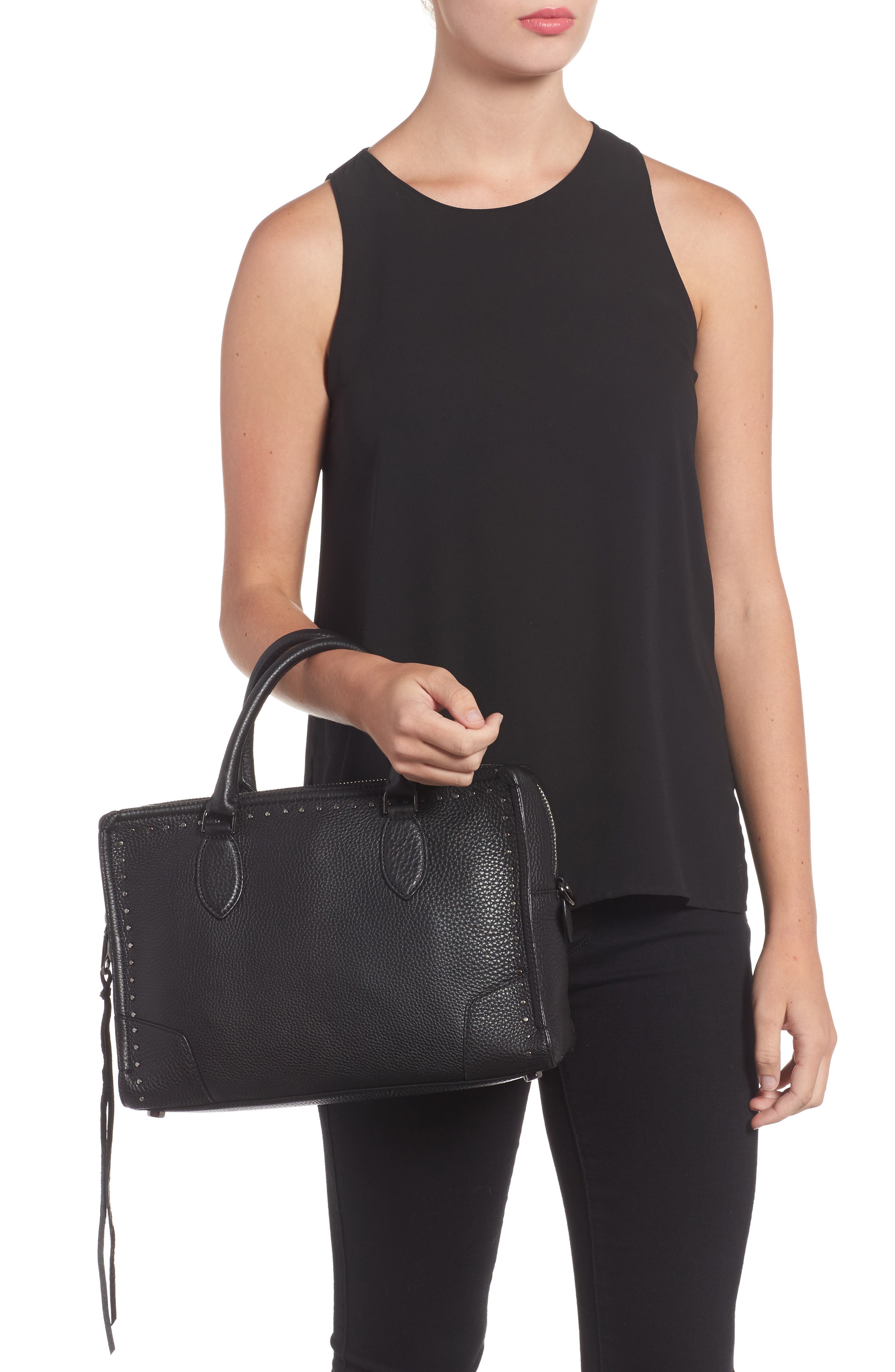 Rebecca Minkoff Moonwalking Satchel, Alternate, color, 