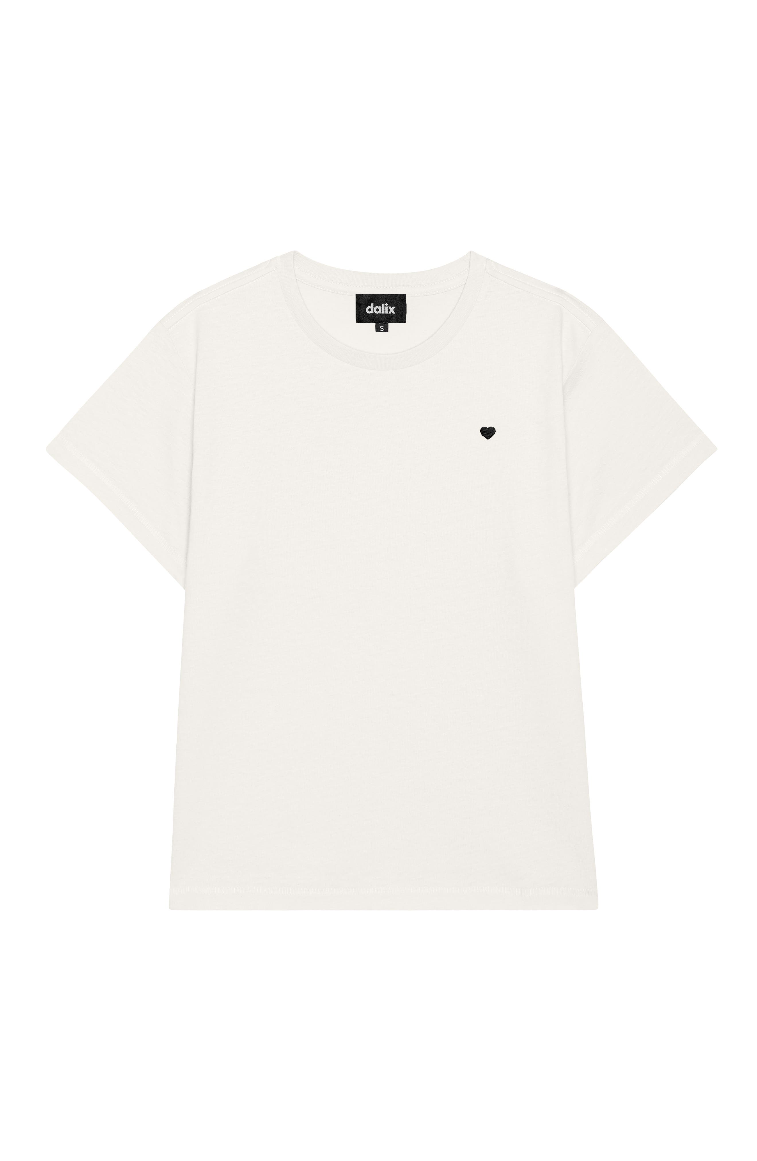 Womens Lil Heart Lightweight High Waisted Tee - image 5