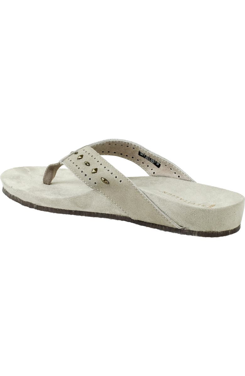 Revitalign Kena Stud Orthotic Flip Flop, Alternate, color, Sand