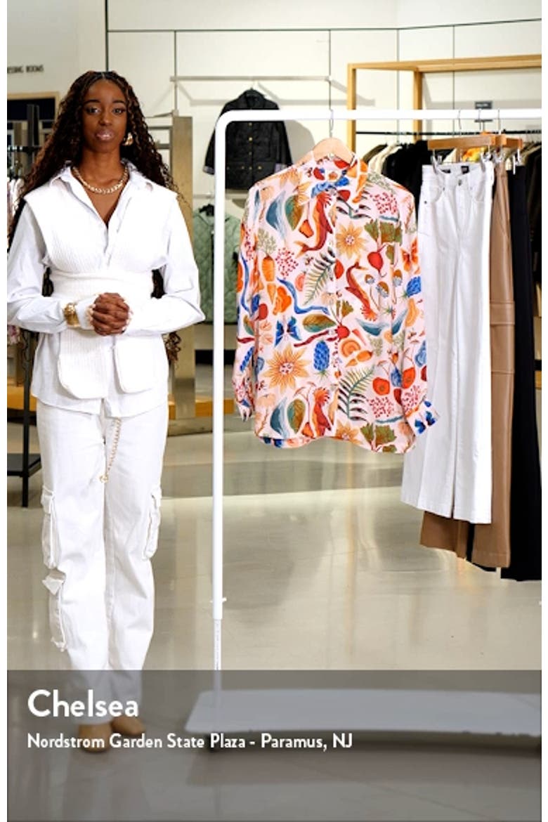 Bright Farm Pajama Button-Up Shirt video