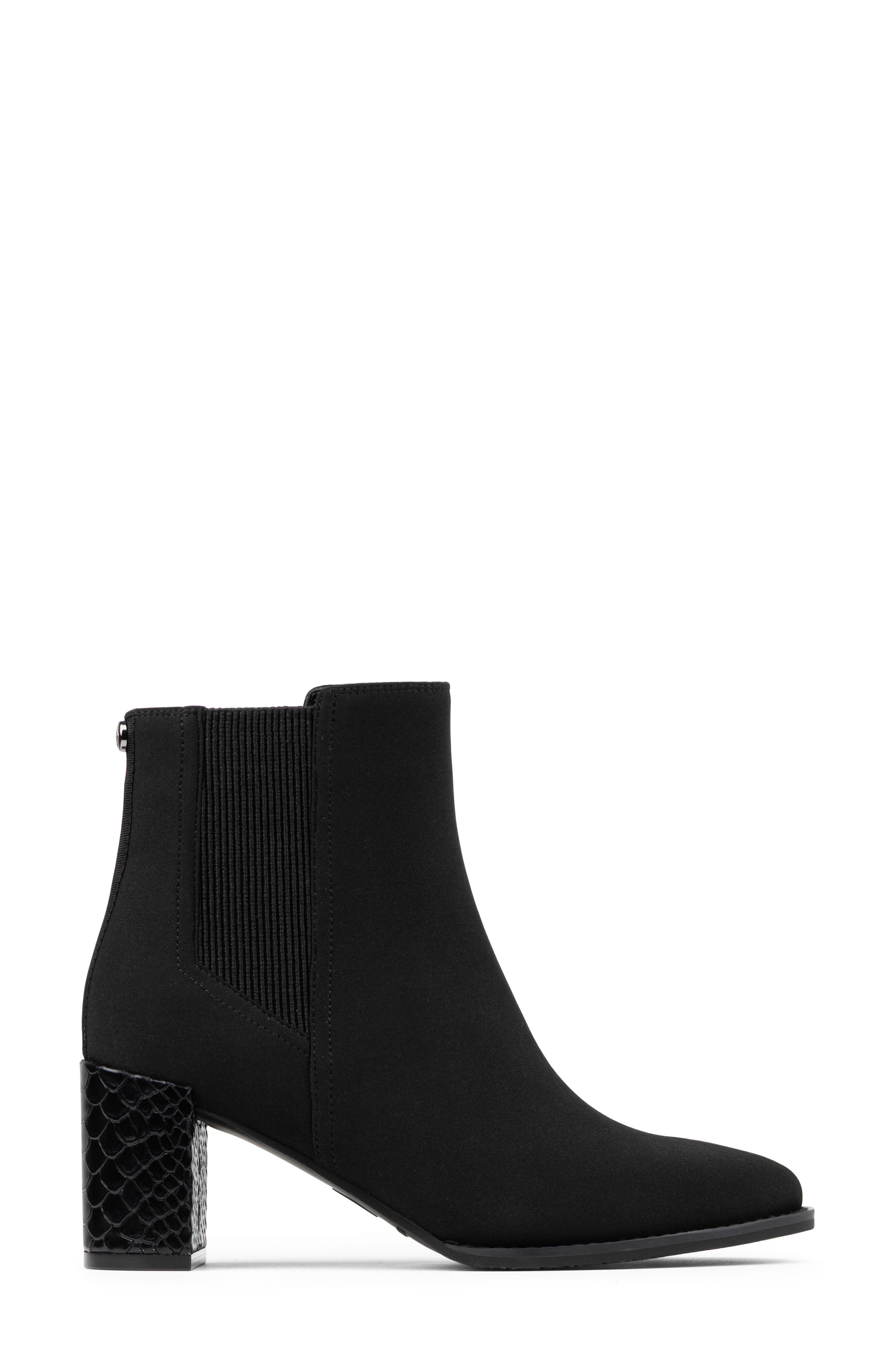 Donald Pliner City Mid Bootie, Alternate, color, Black Suede