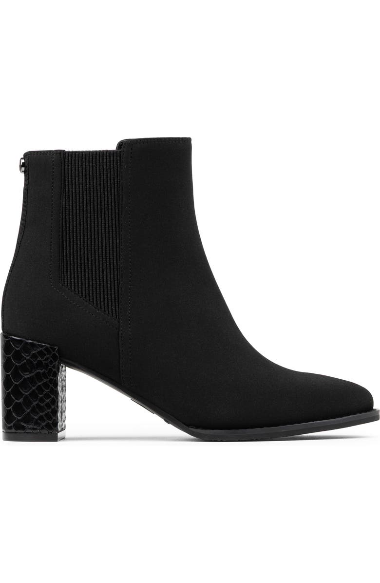 Donald Pliner City Mid Bootie, Alternate, color, Black Suede