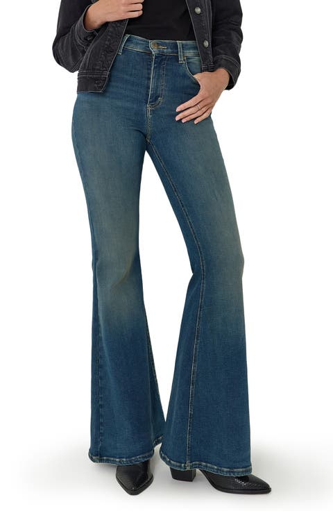 Ever Fit High Waist Flare Leg Jeans (Indigo Tea)