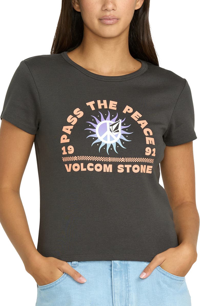 Volcom Have a Clue Graphic T-Shirt, Alternate, color, Vintage Black