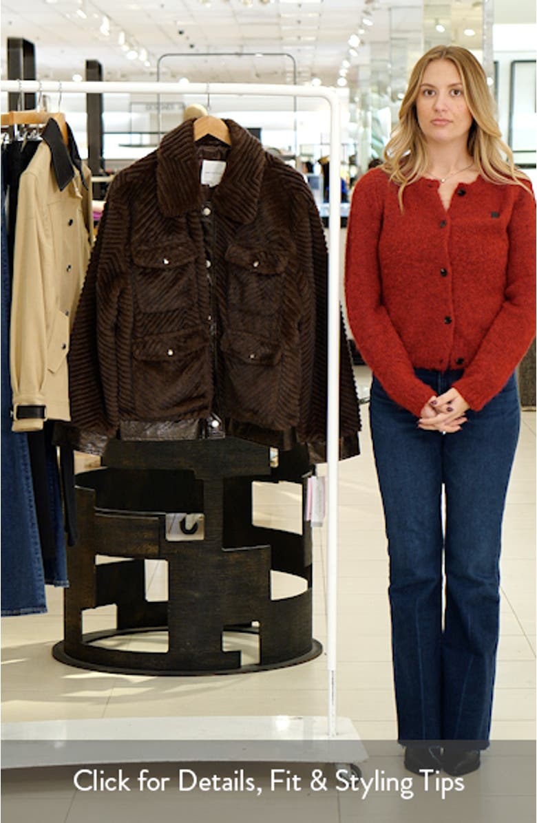 Faux Fur Trucker Jacket, sales video thumbnail