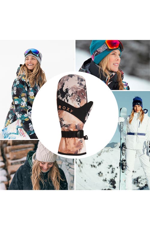 Roxy Jetty Water Repellent Ski Mittens