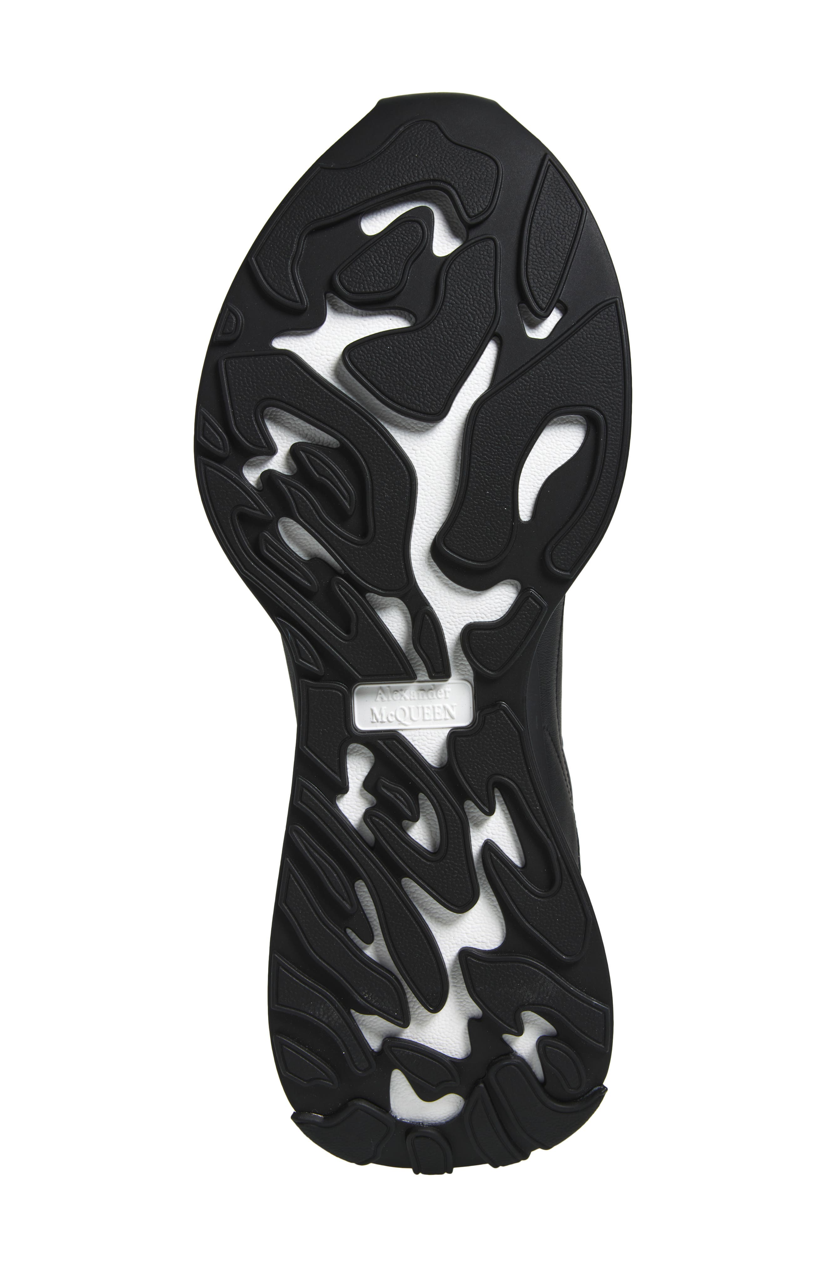 McQueen Sprint Runner Sneaker, Alternate, color, Black/ White