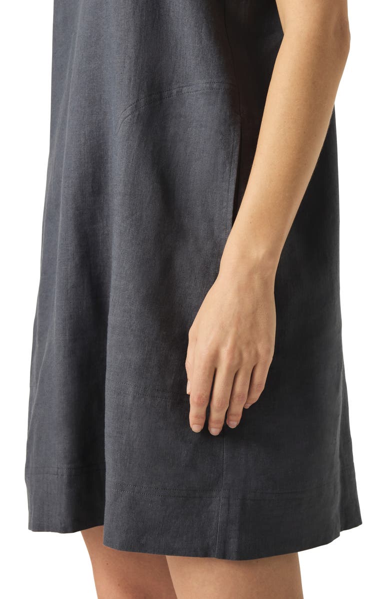 Splendid Dawson Linen Blend Minidress, Alternate, color, Ink