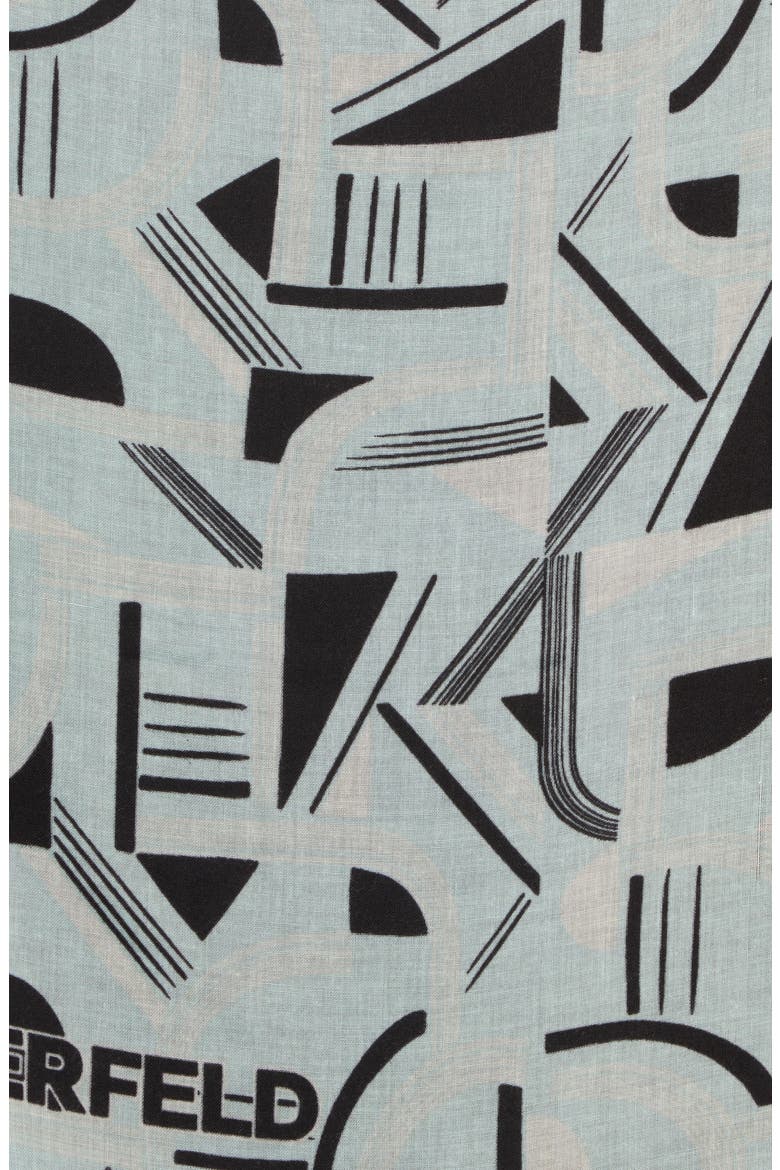 Art Deco Square Scarf, Alternate, color, FRESH MINT