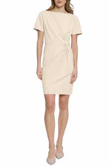 Donna Morgan Side Twist Sheath Dress
