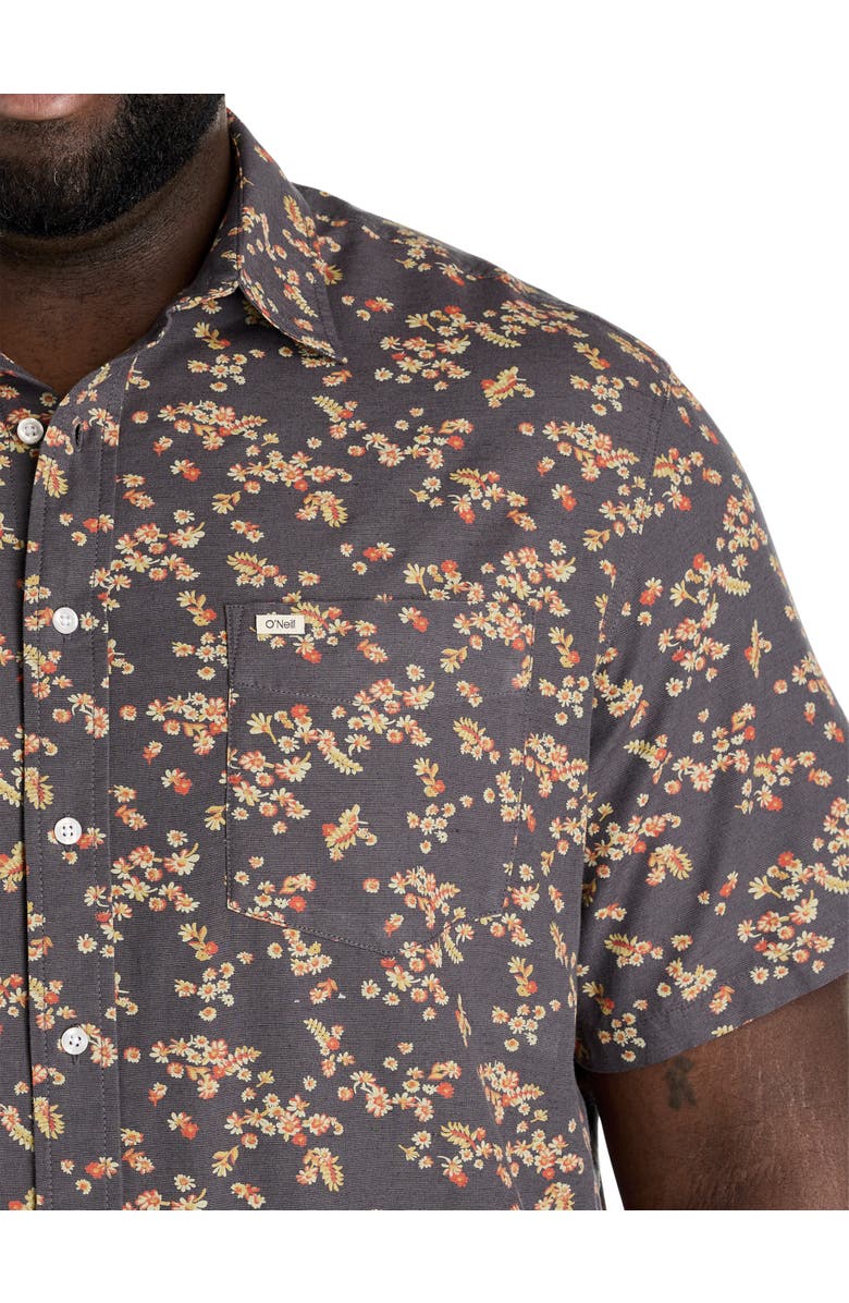 O'Neill Big & Tall Eco Standard Floral Sport Shirt, Alternate, color, 