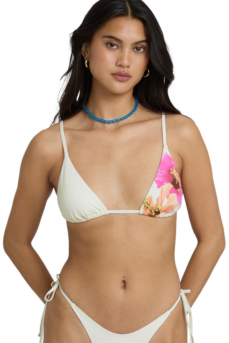 Sunny Shore Slider Triangle Bikini Top, Alternate, color, SALT CRYSTAL