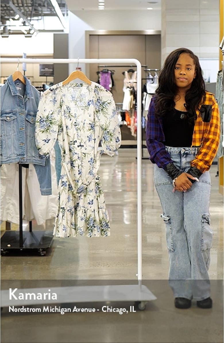 Dewey Floral Belted Dress, sales video thumbnail