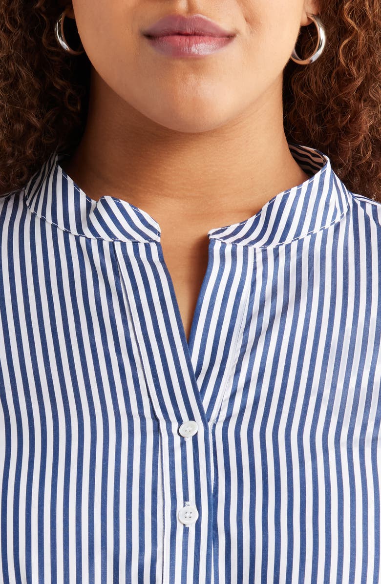 HARSHMAN Derrington Stripe Cotton Tunic Top, Alternate, color, 