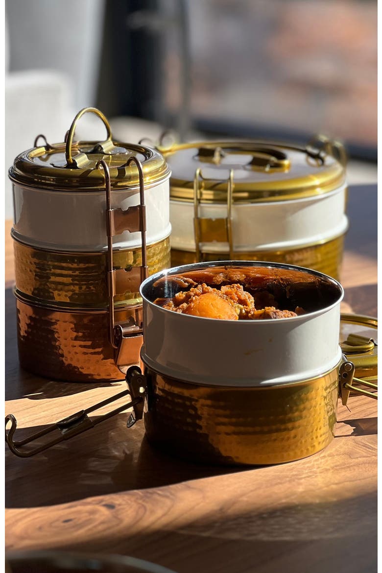 Tiffin Boxes - Medium 2 layer, Alternate, color, None