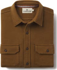 The Normal Brand Heavyweight Cotton Flannel Button-Up Overshirt