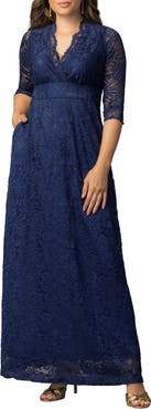 Kiyonna Maria Lace Evening Gown