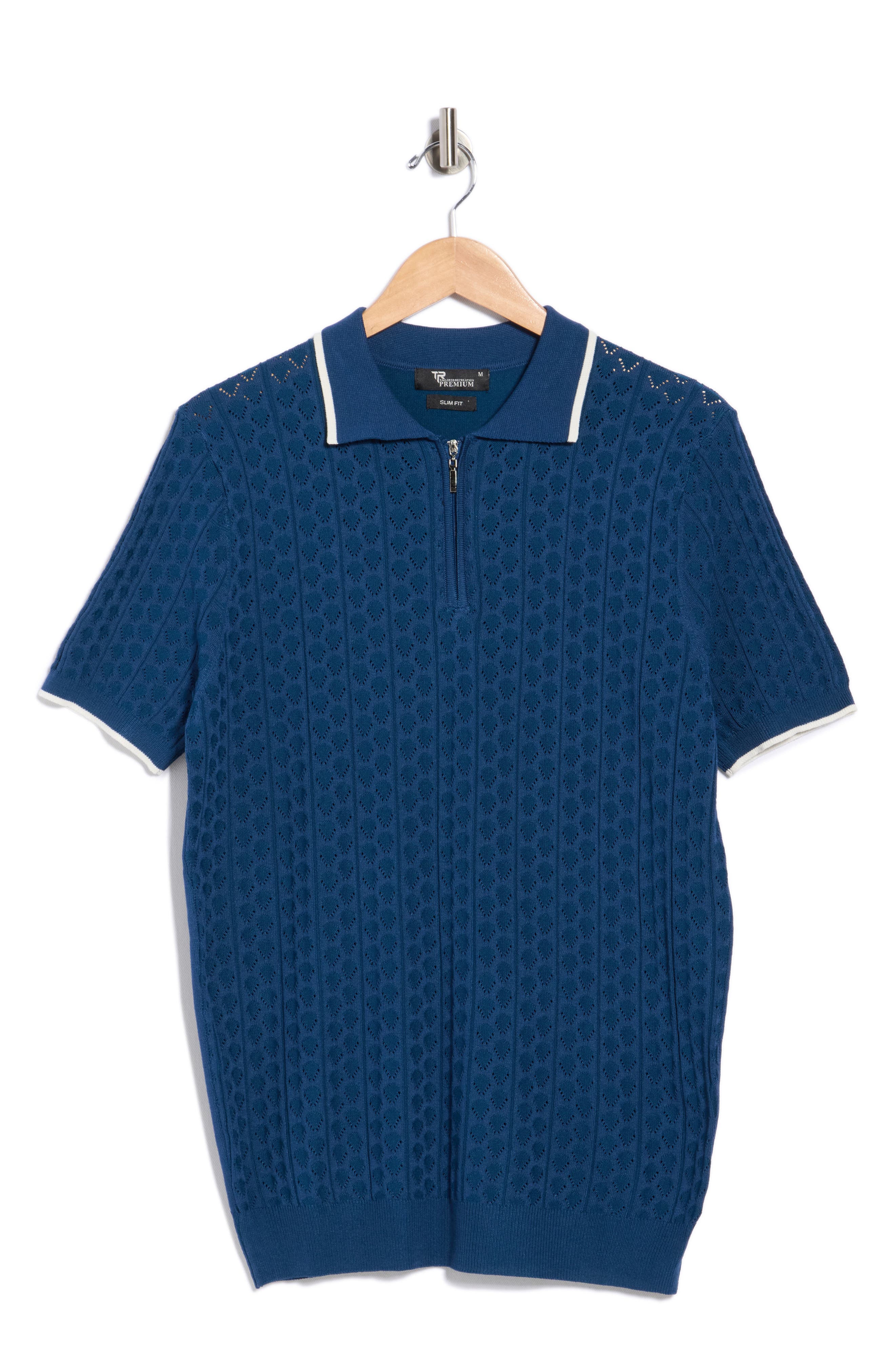 T.R. PREMIUM Slim Fit Polo Sweater