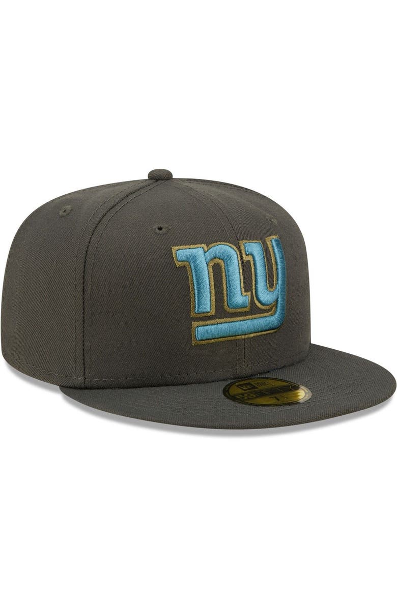 New Era Men's New Era Graphite New York Giants Multi Color Pack 59FIFTY Fitted Hat, Alternate, color, 