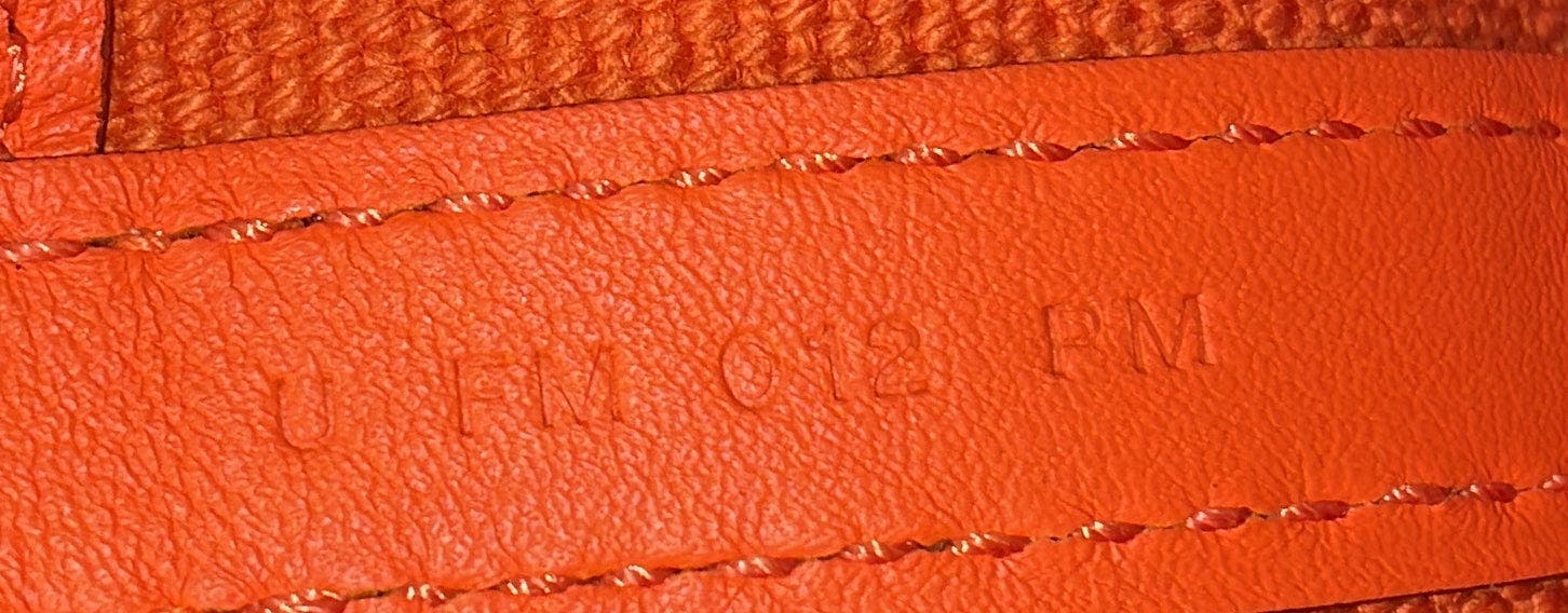 Pre-Owned Hermes Cargo Picotin Lock Bag Canvas and Swift PM, Alternate, color, 