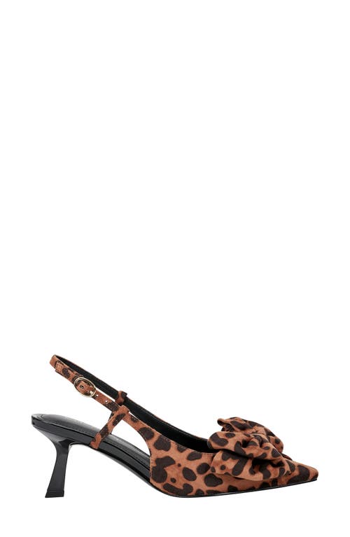 Marc Fisher Arzia 2 Womens Adjustable Faux Suede Slingback Heels In Multi