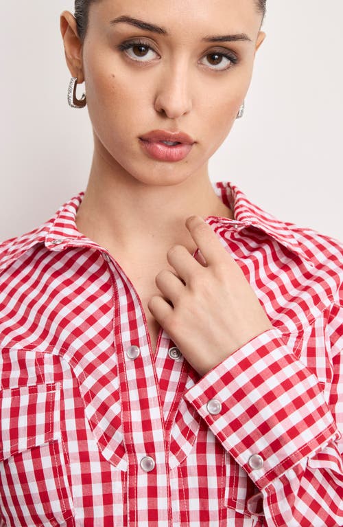 GOOD AMERICAN GOOD AMERICAN DOLLY COUNTRY CORSET SHIRT 