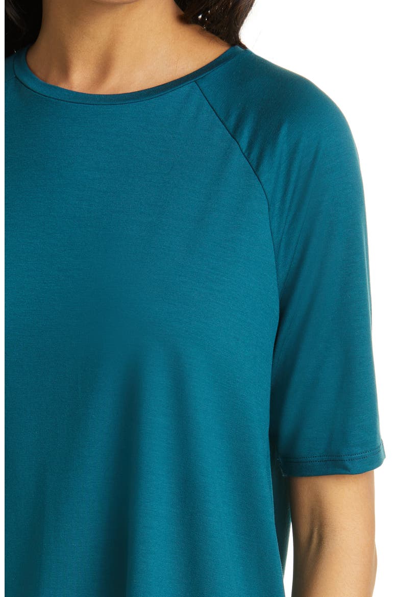 Elbow Sleeve Top, Alternate, color, AEGEAN