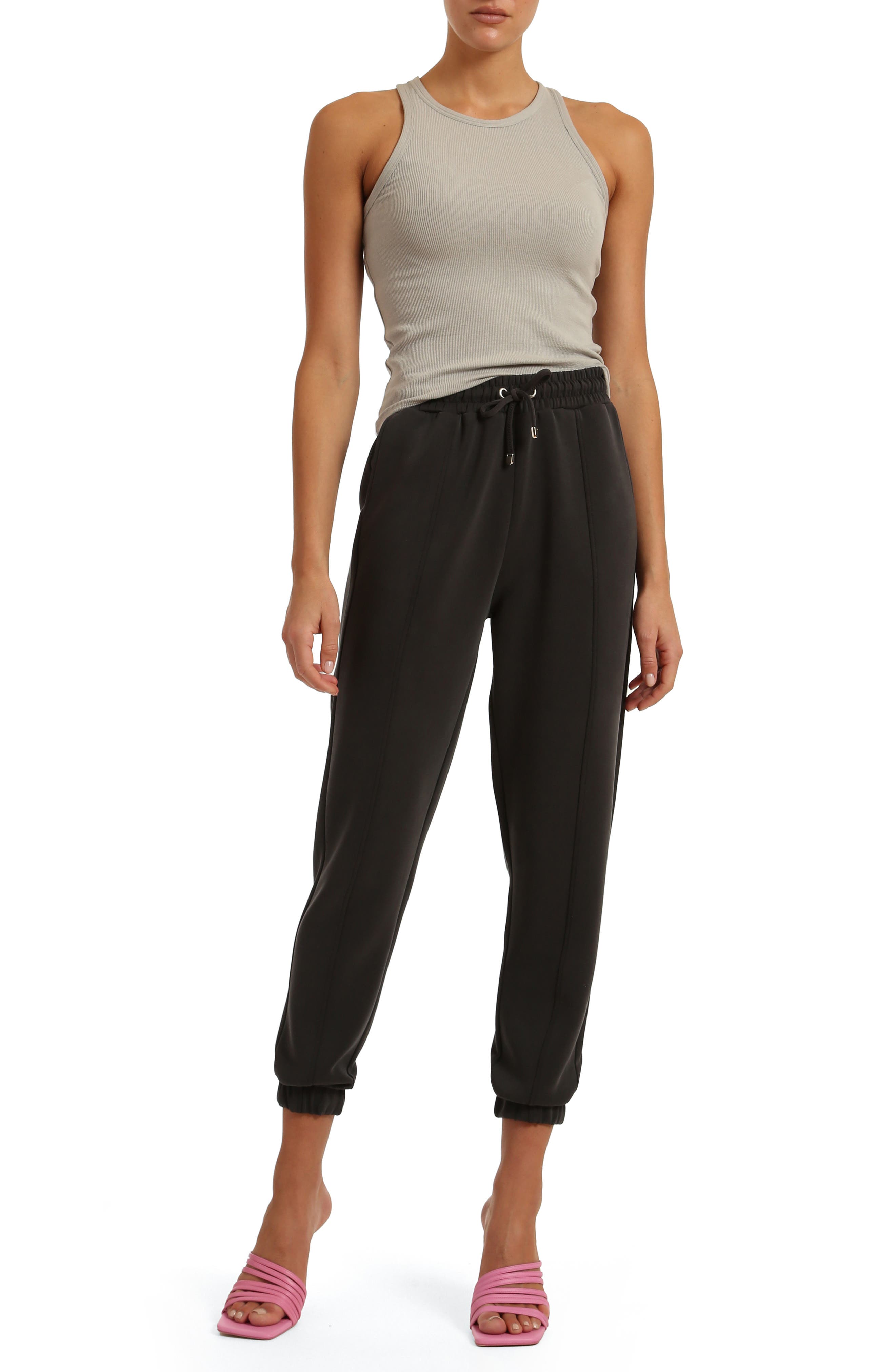 Slim Fit Cotton Blend Sweatpants - image 2