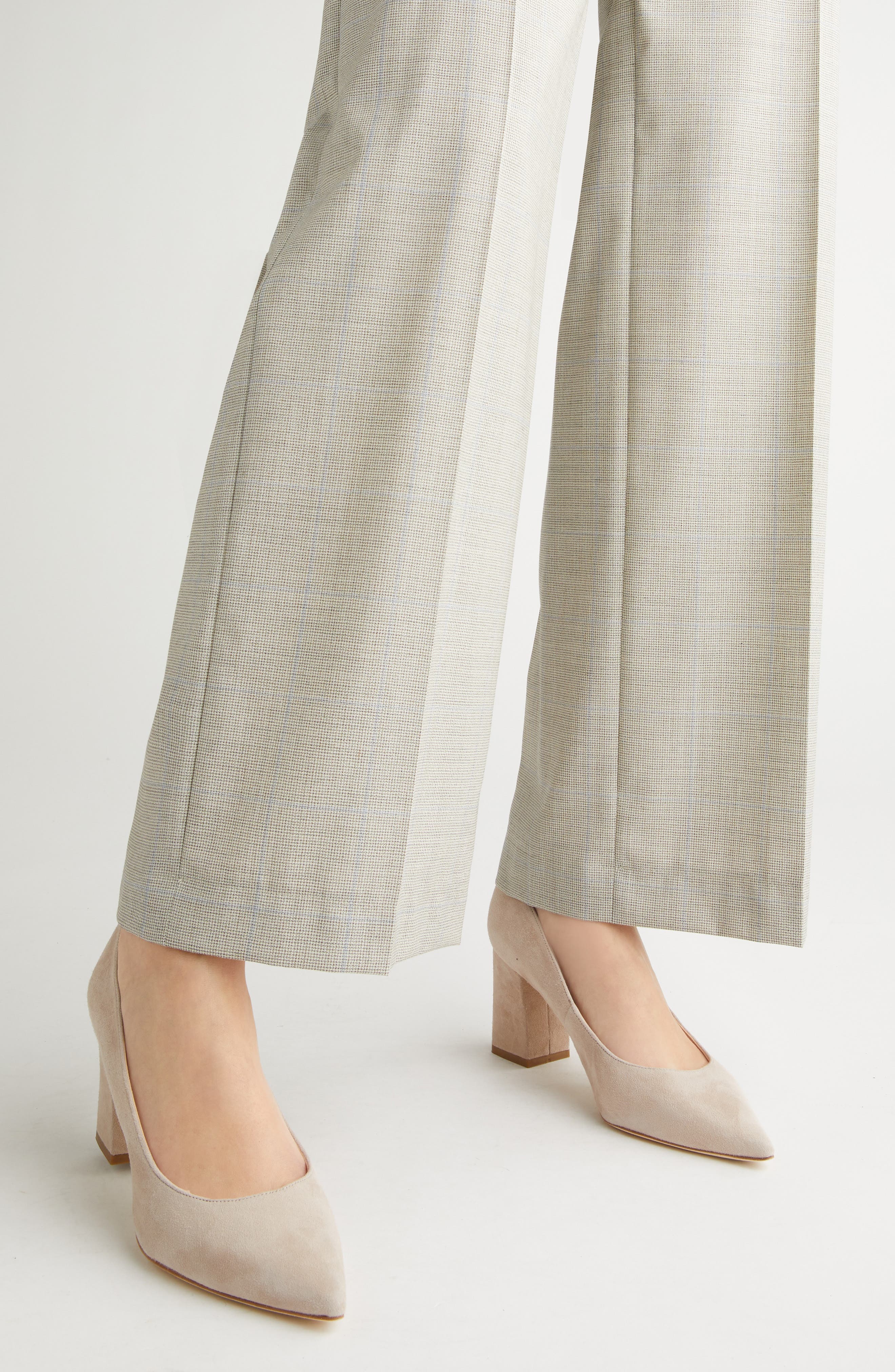 Zala Block Heel Pump, Alternate, color, TAN SUEDE