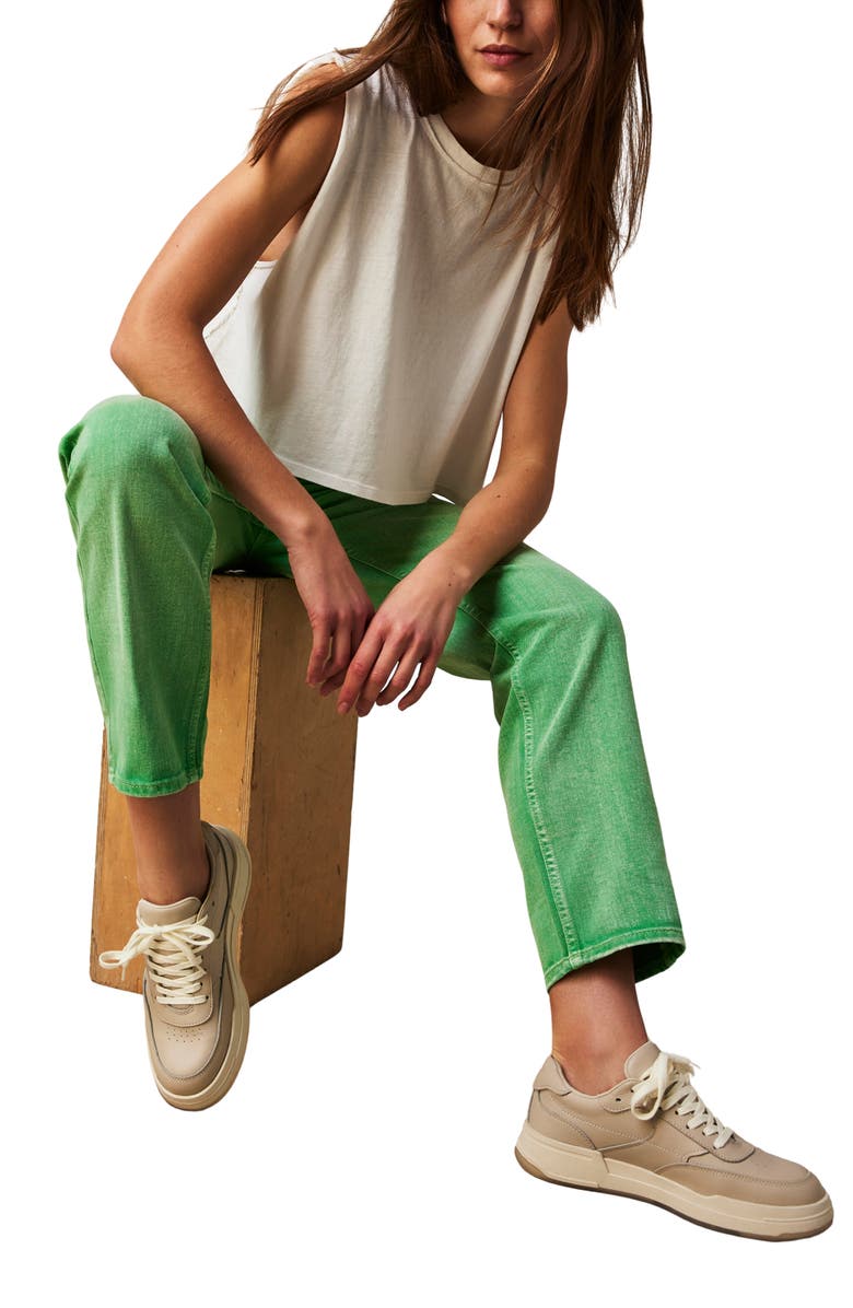 Free People Pacifica Straight Leg Jeans, Alternate, color,